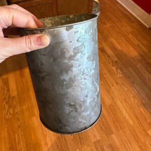 Rustic Silver Metal Vase